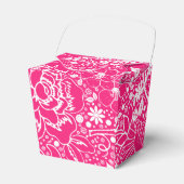 植物性美しいブライトピンク – テイクアウトお願いボックス フェイバーボックス (正面サイド)