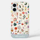 植物性美しい自然パタパーソナライズされたーン Case-Mate iPhoneケース (裏面)