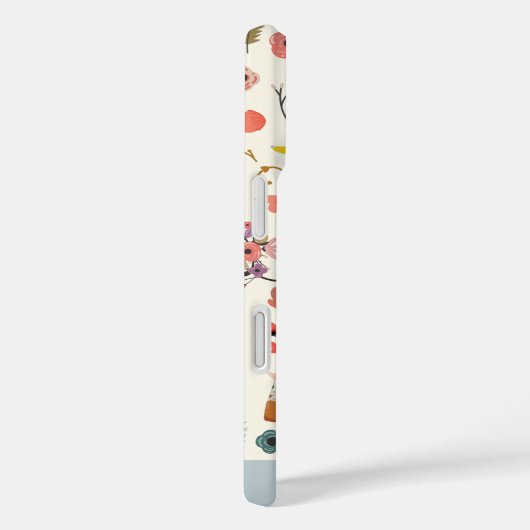 植物性美しい自然パタパーソナライズされたーン Case-Mate iPhoneケース (裏面 / 右)