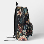 植物性美しい プリントバックパック (左)