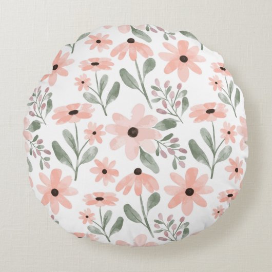 植物性美しい ラウンドクッション (正面)