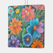 植物性美しい：巧みなフローラオーナメントデザイン セラミックオーナメント (左)