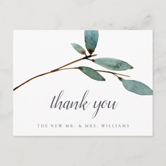 植物性至福のコレクシ結婚ョンありがとう 案内ポストカード (正面)