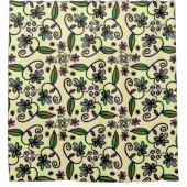 植物性花びらシャワーカーテン シャワーカーテン (正面)