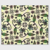 植物性花びら包装紙 ラッピングペーパー (フラット)