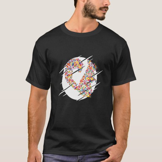 植物性花リス Tシャツ (正面)
