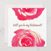 植物性花嫁結婚カード 招待状 (正面/裏面)