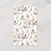 植物性花林の赤ん坊が本を持ってくる エンクロージャーカード (裏面)