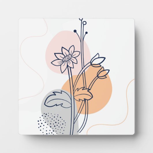 植物性花線芸術 フォトプラーク (正面)