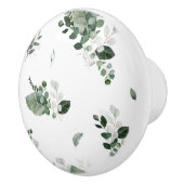 植物性葉白グリーンカスタム セラミックノブ (右)