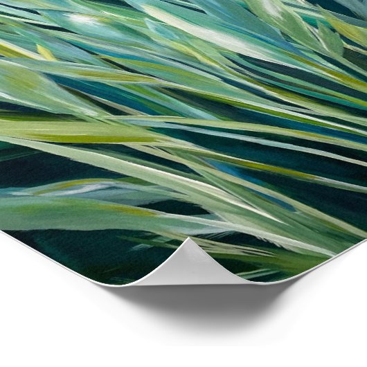 植物性葉 ポスター (角)