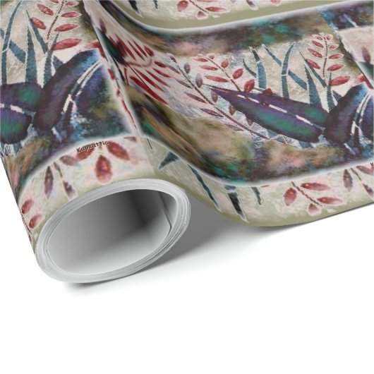 植物性葉 ラッピングペーパー (ロールコーナー)