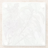 植物性薄紫 ガラスコースター (裏面)