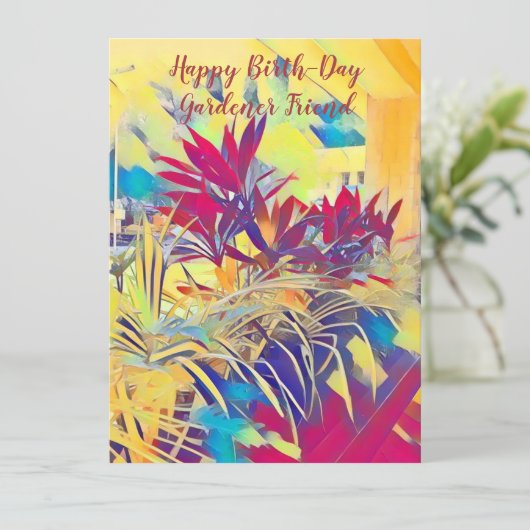 植物性誕生 – デイガーデナーフレンドウォーター色 シーズンカード (スタンド正面)