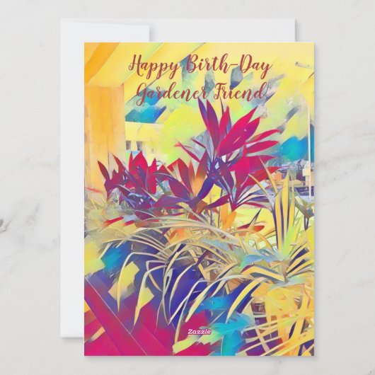 植物性誕生 – デイガーデナーフレンドウォーター色 シーズンカード (裏面)