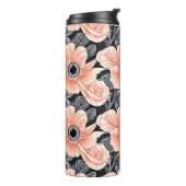 植物性軽ピーチ花柄 タンブラー (回転左)