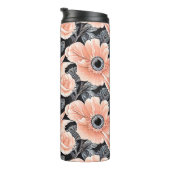 植物性軽ピーチ花柄 タンブラー (回転右)