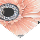 植物性軽ピーチ花柄 テーブルクロス (アングル)