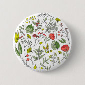 植物性野草園 缶バッジ (正面)