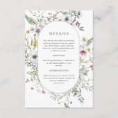 植物性野草 |の結婚詳細 エンクロージャーカード (正面)