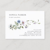 植物性野草 |ガーリーとエレガント 名刺 (裏面)