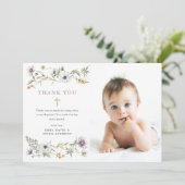 植物性野草 | バプテエレガントィス写真 サンキューカード (スタンド正面)