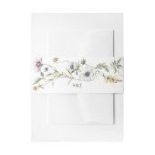 植物性野草 |モノグラム結婚ズ 招待状ベリーバンド (正面例)