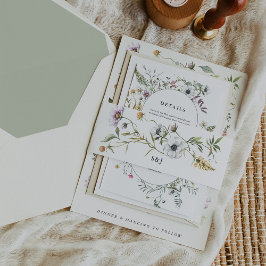 植物性野草 |モノグラム結婚ズ 招待状ベリーバンド