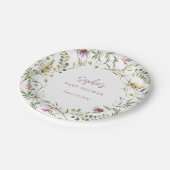 植物性野草 |赤エレガントちゃんシャワー ペーパープレート (アングル)