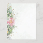 植物性金ゴールドグリーンユーカリ日付を保存 (裏面)