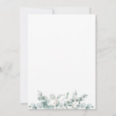 植物性金ゴールドユーカリ緑結婚草 セーブザデート (裏面)