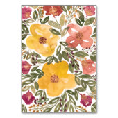 植物性開花絵画ズ テーブルナンバー (裏面)