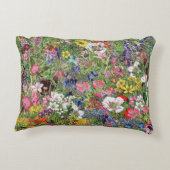 植物性開花自然野草 アクセントクッション (裏面)