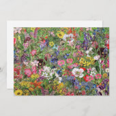 植物性開花自然野草 シーズンカード (正面/裏面)