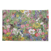 植物性開花自然野草 枕カバー (裏面)