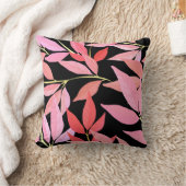 植物性離れのカラフル、シームレスなパターン。 クッション (ブランケット)