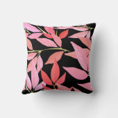 植物性離れのカラフル、シームレスなパターン。 クッション (裏面)