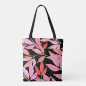 植物性離れのカラフル、シームレスなパターン。 トートバッグ (裏面)