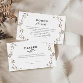 植物性離れ製おむつラッフルエンクロージャカード エンクロージャーカード