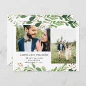 植物性離れ | 2枚の写真結婚に感謝 ポストカード (正面/裏面)