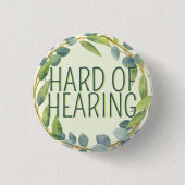 植物性難聴懸命 缶バッジ (正面)