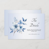植物性青色花詳細エンクロージャカード エンクロージャーカード (正面/裏面)