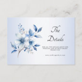 植物性青色花詳細エンクロージャカード エンクロージャーカード (正面)