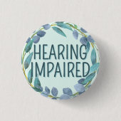 植物性青離れ色聴覚障害 缶バッジ (正面)