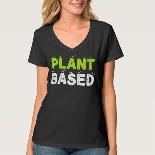 植物性食べ果物野菜ベジタリアン Tシャツ (正面)