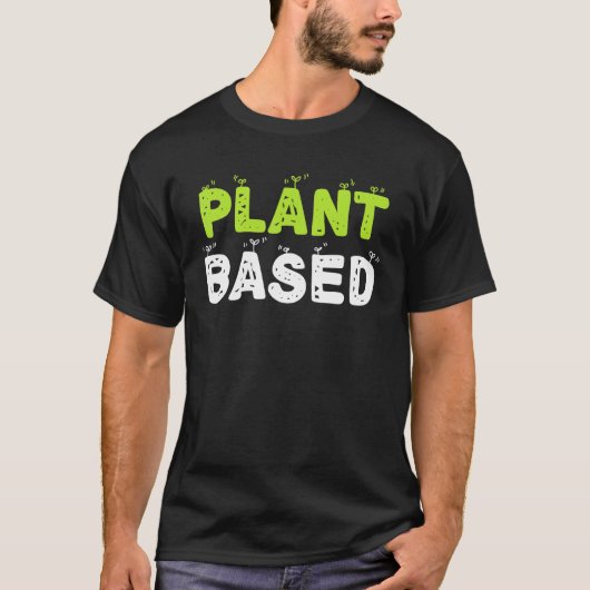 植物性食べ果物野菜ベジタリアン Tシャツ (正面)
