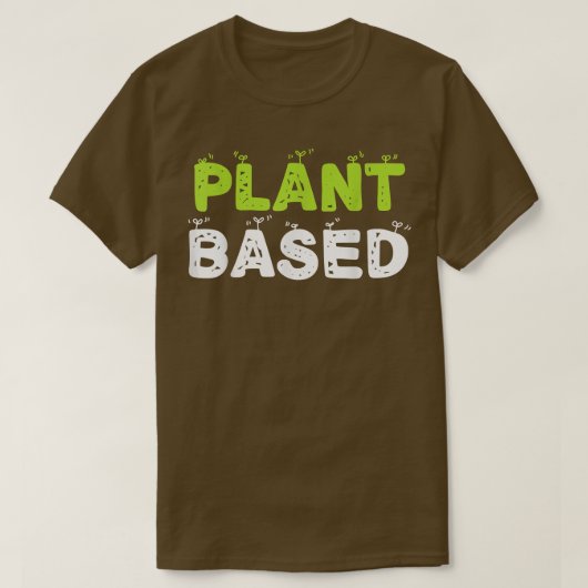 植物性食べ果物野菜ベジタリアン Tシャツ (デザイン正面)