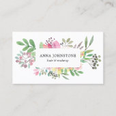 植物性QRコード | アポイントメント 名刺 (正面)