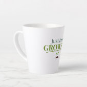 植物愛好家のためのデザイン - ガーデニングと自然 カフェラテマグ (左アングル)