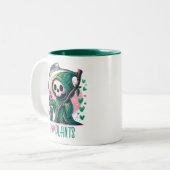植物愛好家の死神 コーヒーマグ ツートーンマグカップ (正面左)